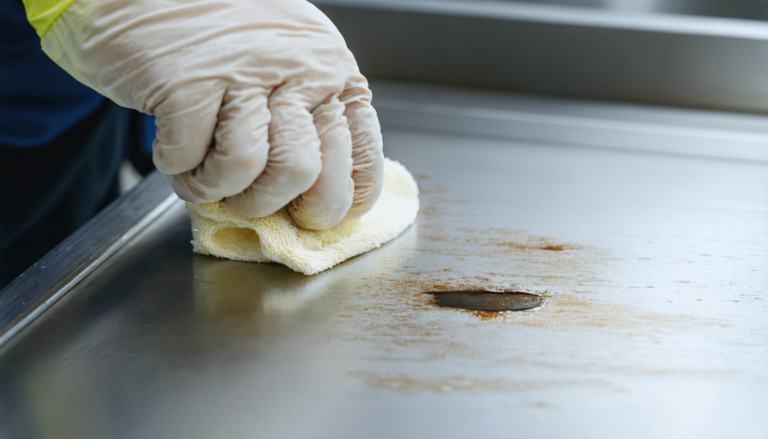 découvrez des méthodes efficaces pour éliminer les taches acides sur l'acier inoxydable tout en conservant son éclat et sa finition impeccable.