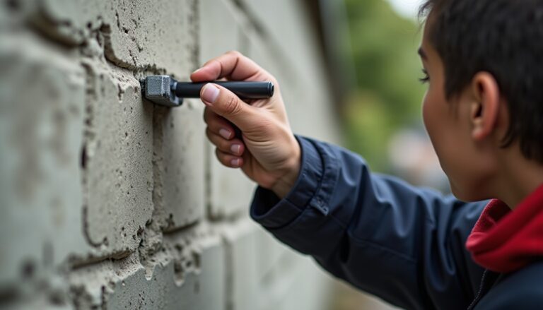 Techniques efficaces pour stabiliser un mur en pierre incliné