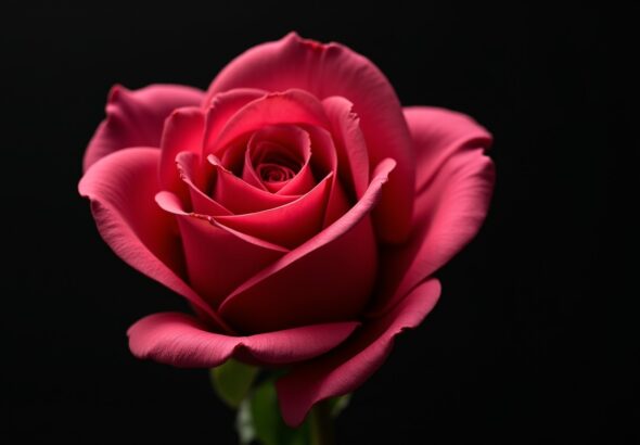 Rose noire : symbole de fin tragique ou d'un tout nouveau commencement ?