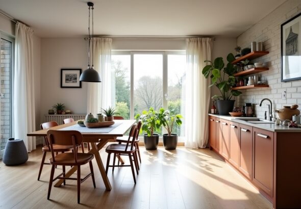 Comment aménager l'espace entre poutres apparentes : idées, coût et conseils d'installation