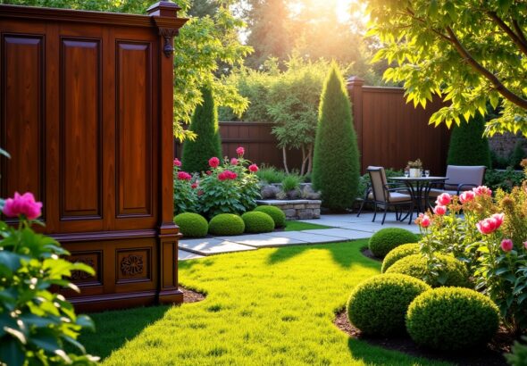 Panneaux en bois pour jardin : l'élégance au service de l'aménagement de vos espaces extérieurs