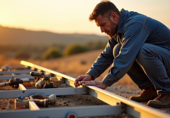 Construire un support pour panneau solaire : guide complet avec plans, calculs et liste de matériaux