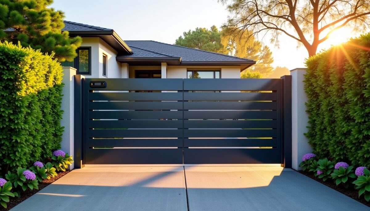 Installer un portail : allier sécurité, confort et design avec succès