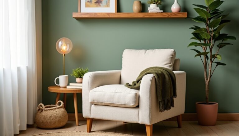 Astuces ingénieuses pour créer un coin détente cosy dans un petit espace chez soi